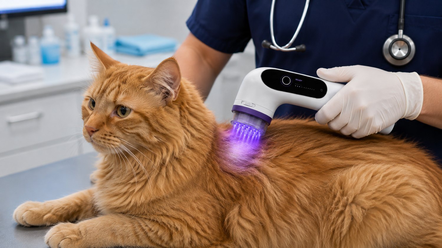 Resistant infection treatment on a cat